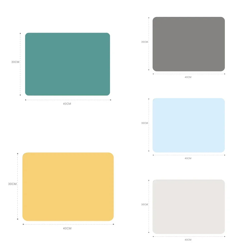 NEW Molandi color Silicone Waterproof Placemat Table Mat Heat Insulation Anti-skidding Washable Durable For Kitchen Dining