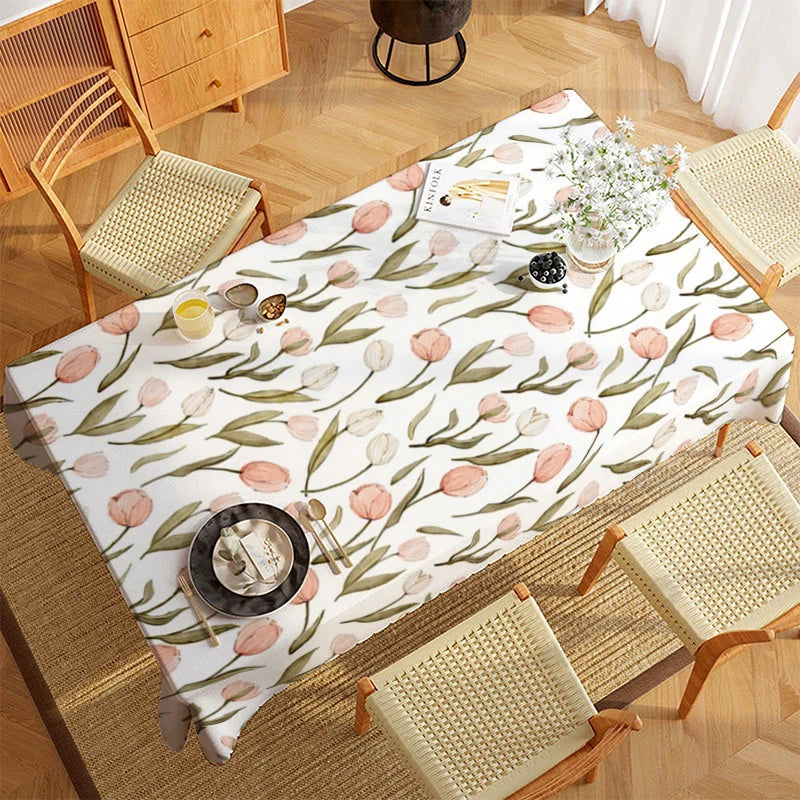 Blueberry Branch Tablecloth Restaurant Kitchen Tablecloth Living Room Home Decoration Rectangular Party Decoration