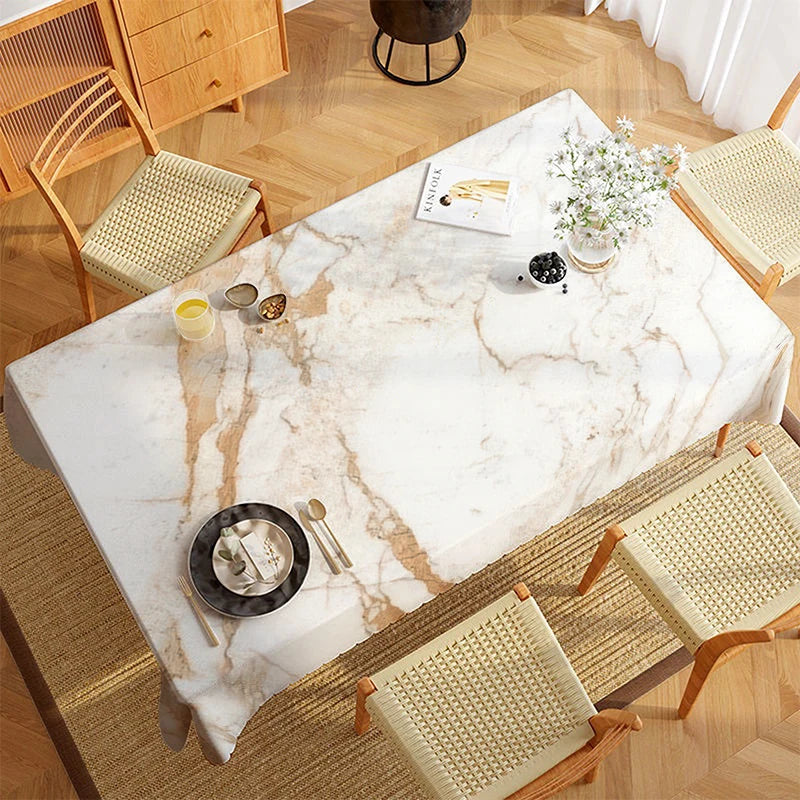 Leaf Pattern Tablecloth Restaurant Kitchen Tablecloth Living Room Home Decoration Rectangular Party Decoration