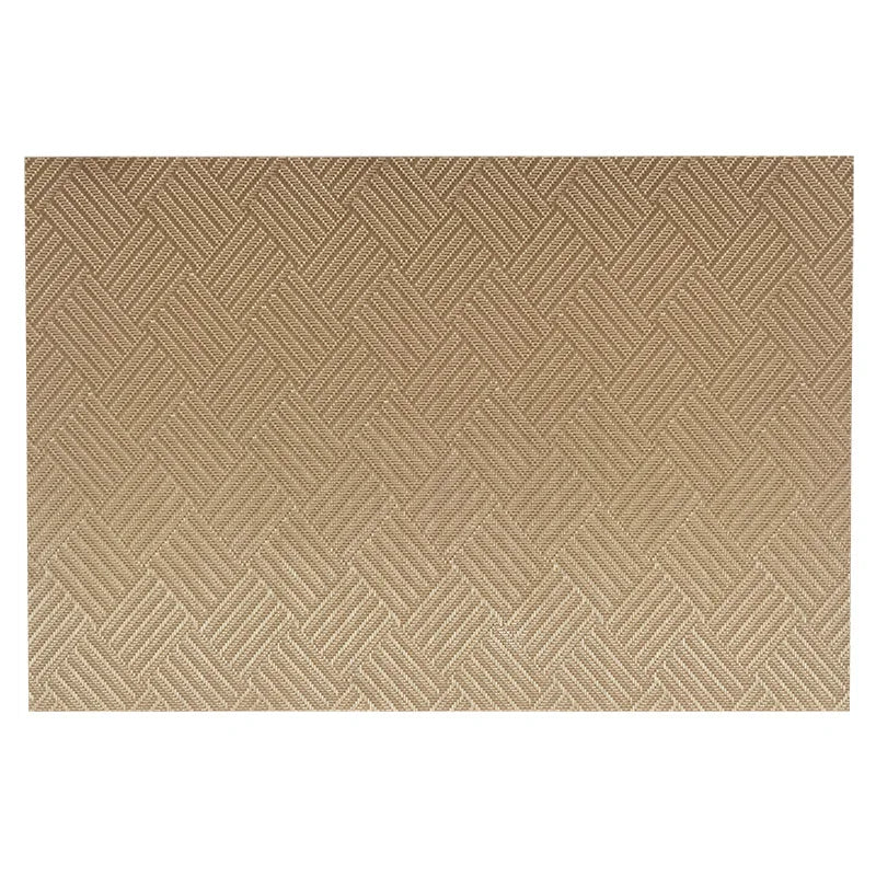2/4/6PCS Placemats Dining Table Placemats Durable Washable Wipeable PVC Table Mats Pads for Hotel Banquet Party Home Decoration