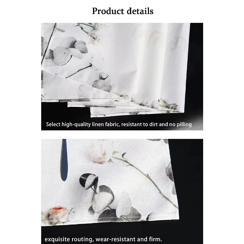 VIKAMA Christmas snowman placemats for festive decoration, waterproof and heat-resistant for restaurants, cafes and picnics