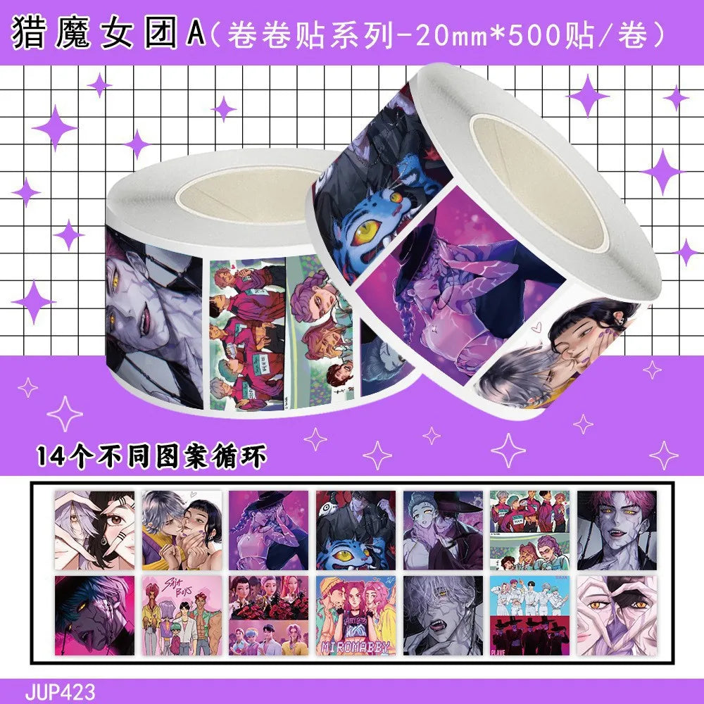 Kpop Demon Hunters Birthday Decorations Saja Boys Purple Napkins Plates Tableware Kpop Demon Hunter Birthday Party Favors Supply