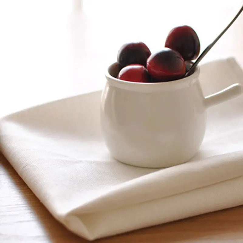 Set Of 6 40x40cm Table Cloth Napkins Durable Polyester Thicken Placemat Reusable for Kitchen Dining  Wedding Decoration