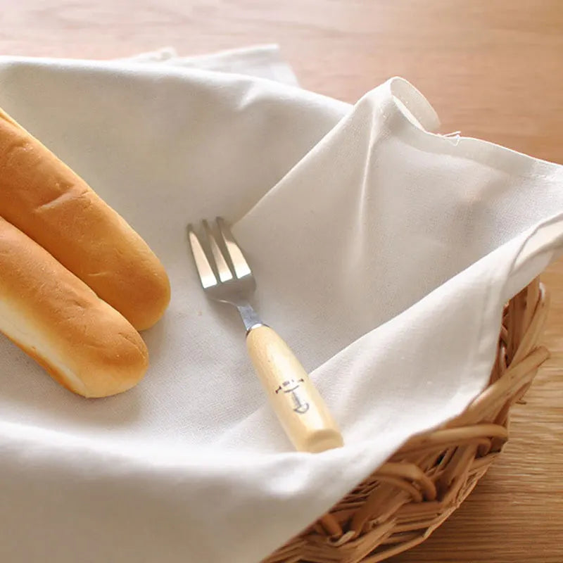 Set Of 6 40x40cm Table Cloth Napkins Durable Polyester Thicken Placemat Reusable for Kitchen Dining  Wedding Decoration