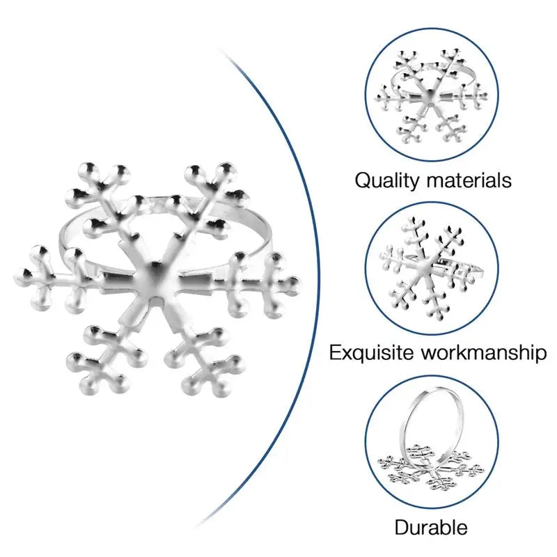 1/6pcs Wedding Napkin Rings Table Decoration Metal Napkin Buckles Holder For Wedding Christmas Birthday Party Supplies Towel Ri