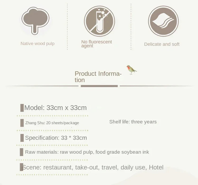 20pcs/Pac 33*33cm 2-Ply Custom Colourful Printed Napkins New Six Colour Polka Dot Folded Napkins All Party Napkins Placemats