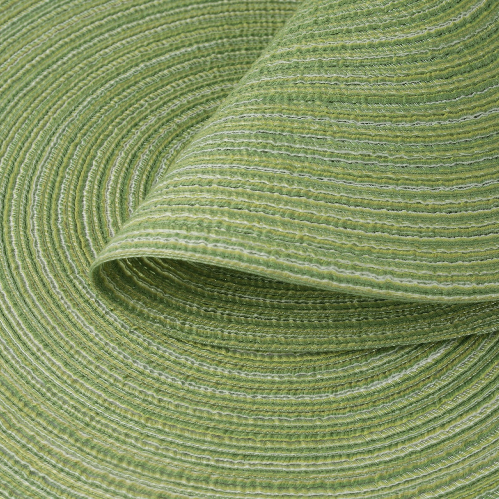 Set of 12 Round Braided Table Mat Washable Placemats Non Slip Heat Resistant for Kitchen Dining Tables Pad With Cup Coasters