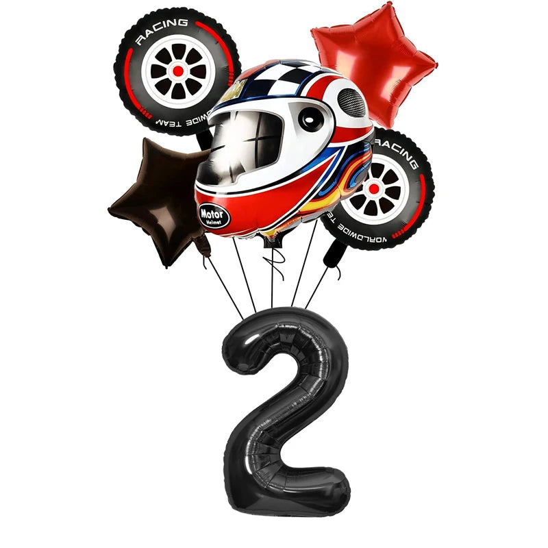 Racing Themed Boy Birthday Party Disposable Tableware Paper Cup Plate Napkin Tablecloth For Kids Baby Shower Decoration Supplies