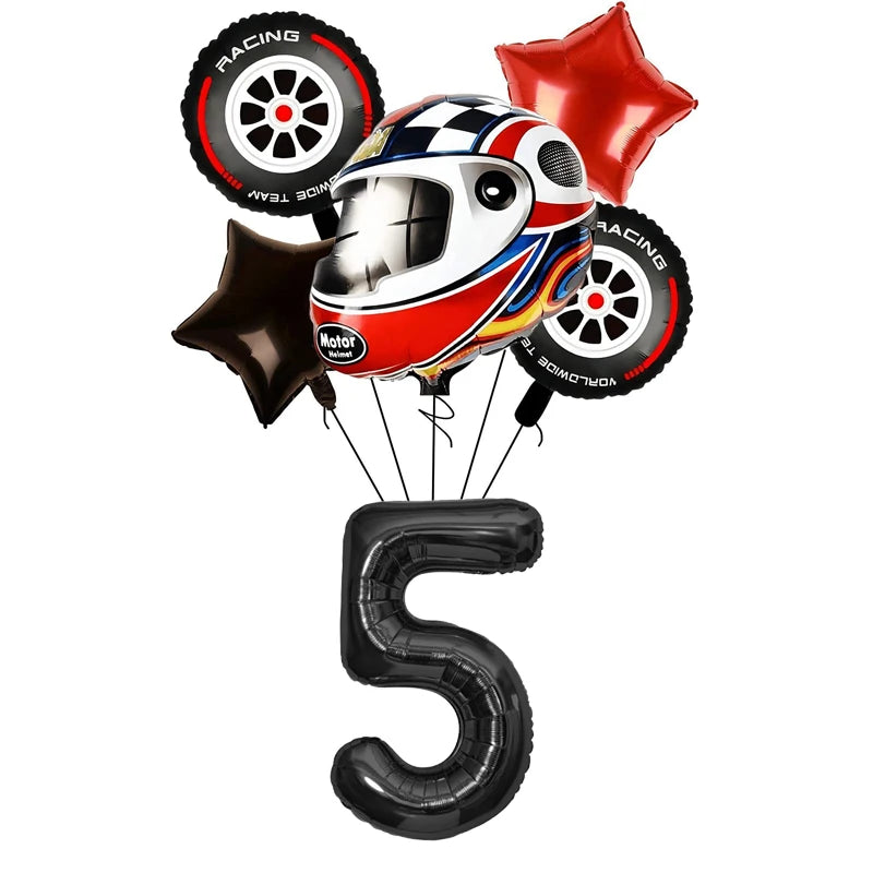 Racing Themed Boy Birthday Party Disposable Tableware Paper Cup Plate Napkin Tablecloth For Kids Baby Shower Decoration Supplies