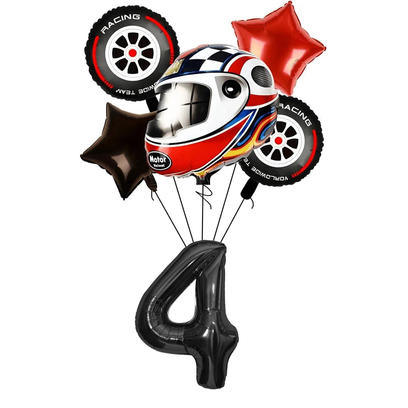 Racing Themed Boy Birthday Party Disposable Tableware Paper Cup Plate Napkin Tablecloth For Kids Baby Shower Decoration Supplies