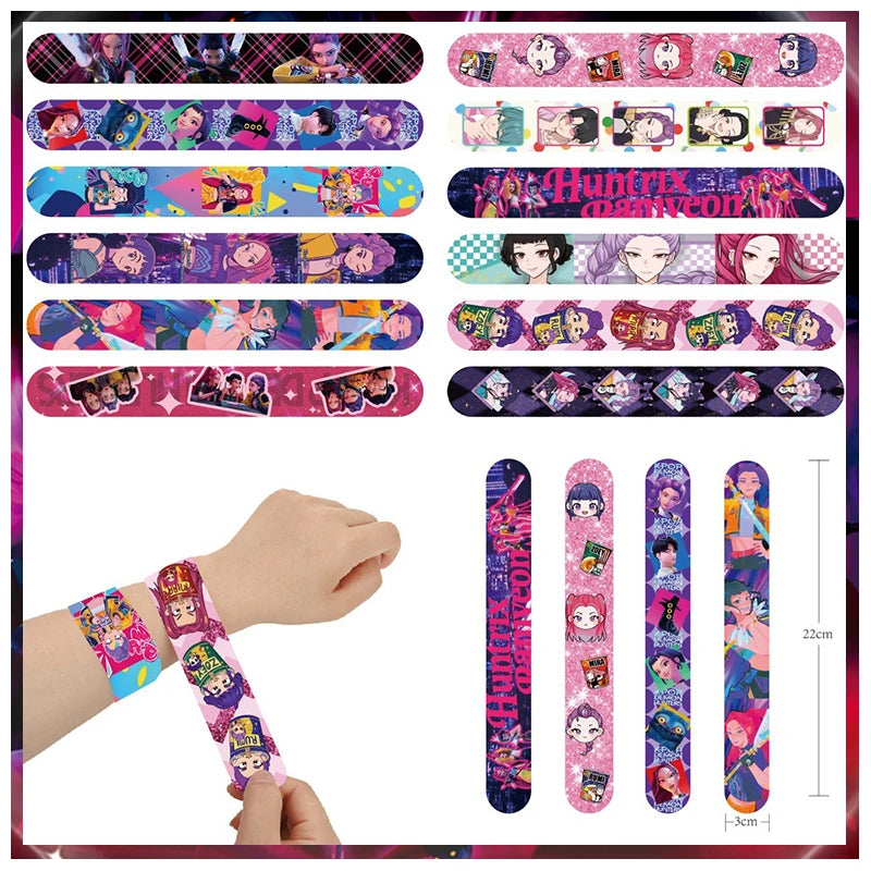 Kpop Demon Hunters Birthday Decorations Saja Boys Purple Napkins Plates Tableware Kpop Demon Hunter Birthday Party Favors Supply