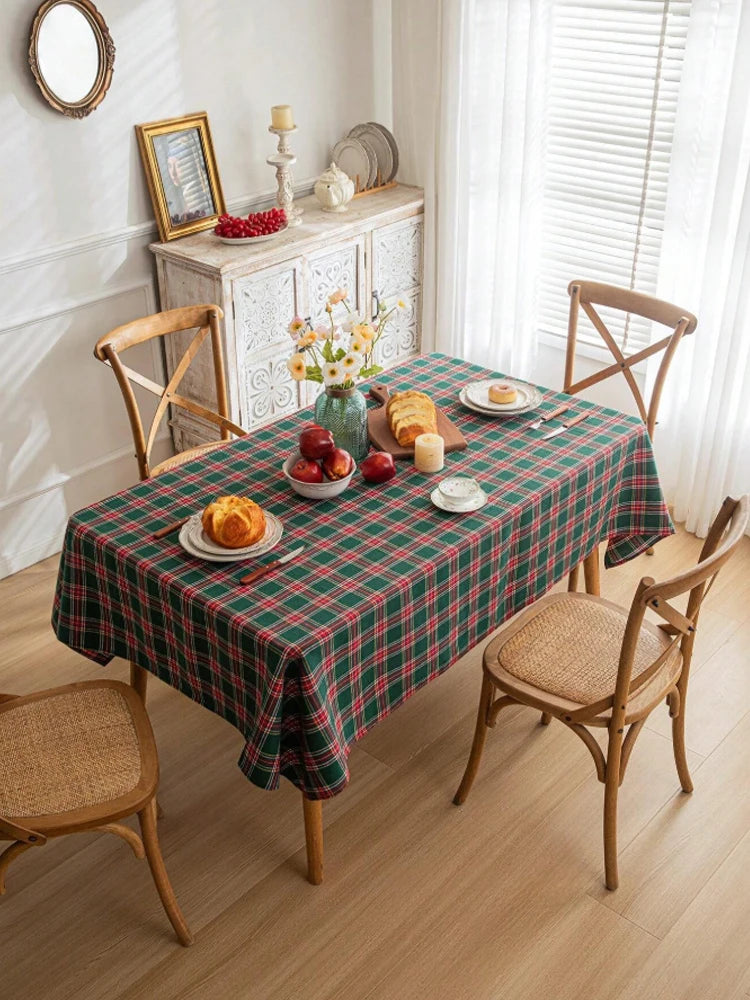 Checkered Tablecloth, Suitable For Holiday Parties, Banquets, Restaurants, Kitchen Decoration