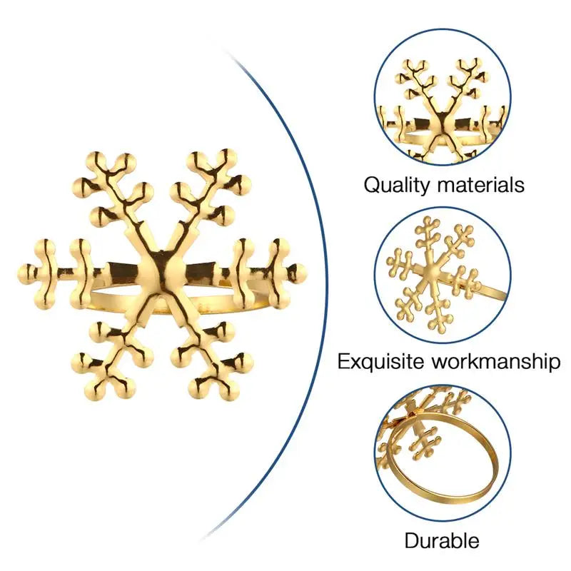 1/6pcs Wedding Napkin Rings Table Decoration Metal Napkin Buckles Holder For Wedding Christmas Birthday Party Supplies Towel Ri