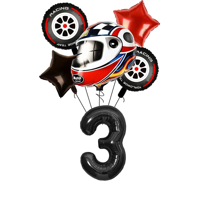 Racing Themed Boy Birthday Party Disposable Tableware Paper Cup Plate Napkin Tablecloth For Kids Baby Shower Decoration Supplies