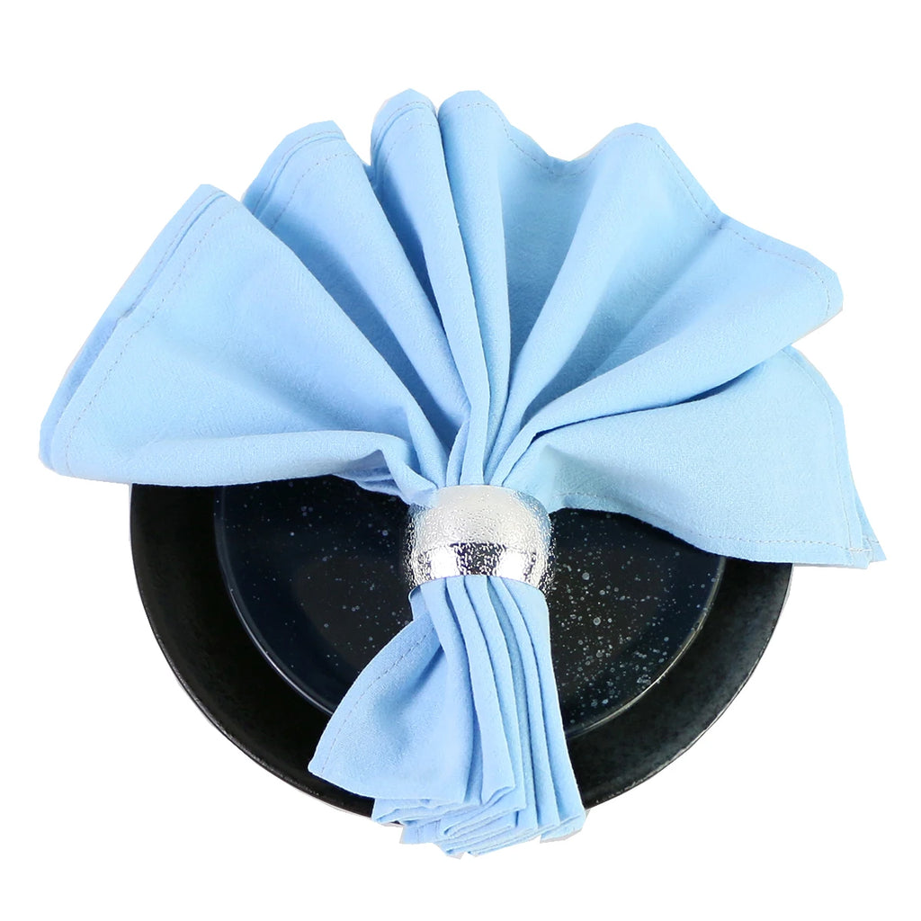 4PCS Cream Napkins 100% Cotton Cloth Napkins Dinner Table Napkins Serviettes Soft Washable Reusable Weddings Parties Restaurant