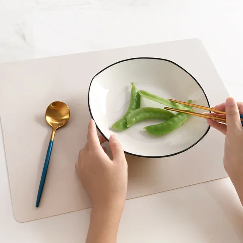 NEW Molandi color Silicone Waterproof Placemat Table Mat Heat Insulation Anti-skidding Washable Durable For Kitchen Dining