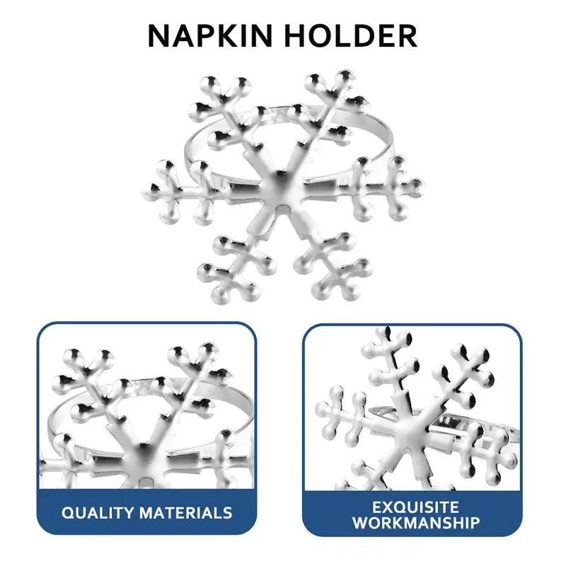 1/6pcs Wedding Napkin Rings Table Decoration Metal Napkin Buckles Holder For Wedding Christmas Birthday Party Supplies Towel Ri