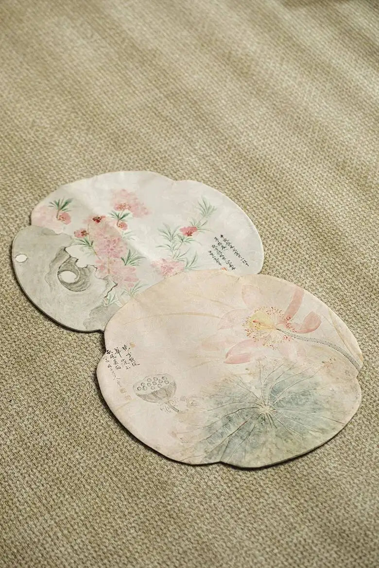Cloud Veil Handmade Lotus Tea Table Mat Household Flag Aesthetic Waterproof Drink Coaster Dinner Napkin Decoration Collection