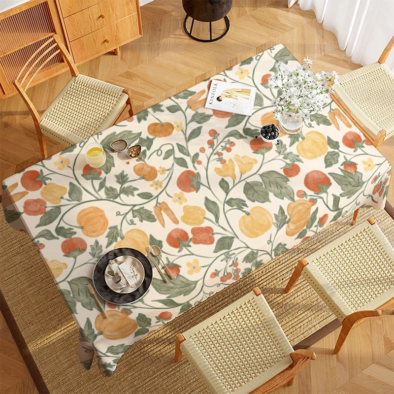 Blueberry Branch Tablecloth Restaurant Kitchen Tablecloth Living Room Home Decoration Rectangular Party Decoration