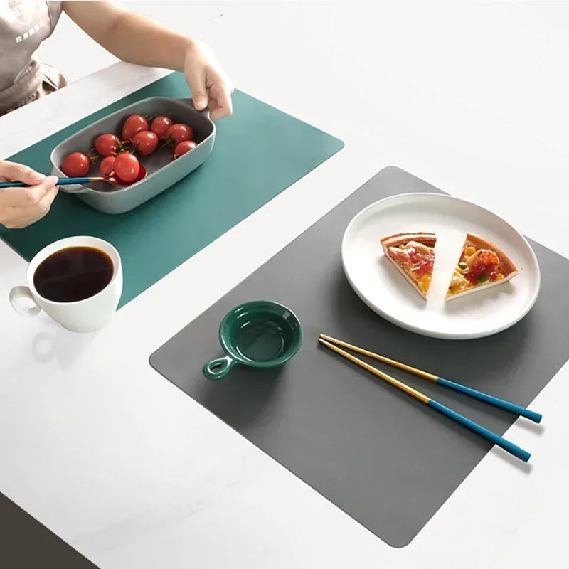 NEW Molandi color Silicone Waterproof Placemat Table Mat Heat Insulation Anti-skidding Washable Durable For Kitchen Dining