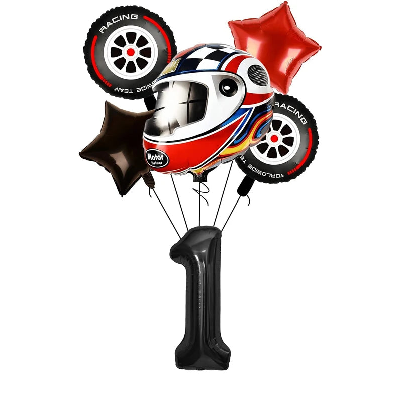 Racing Themed Boy Birthday Party Disposable Tableware Paper Cup Plate Napkin Tablecloth For Kids Baby Shower Decoration Supplies