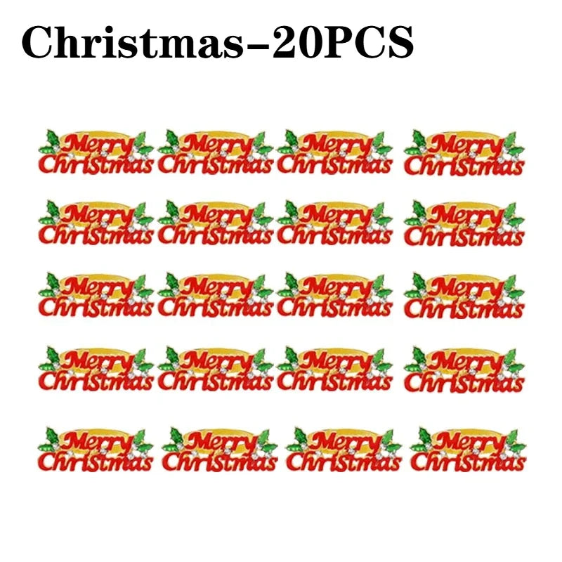 Holiday Christmas Thanksgiving Napkin Ring Holder Decorative Napkin Holder for Family Table Dinner Holiday Table Setting