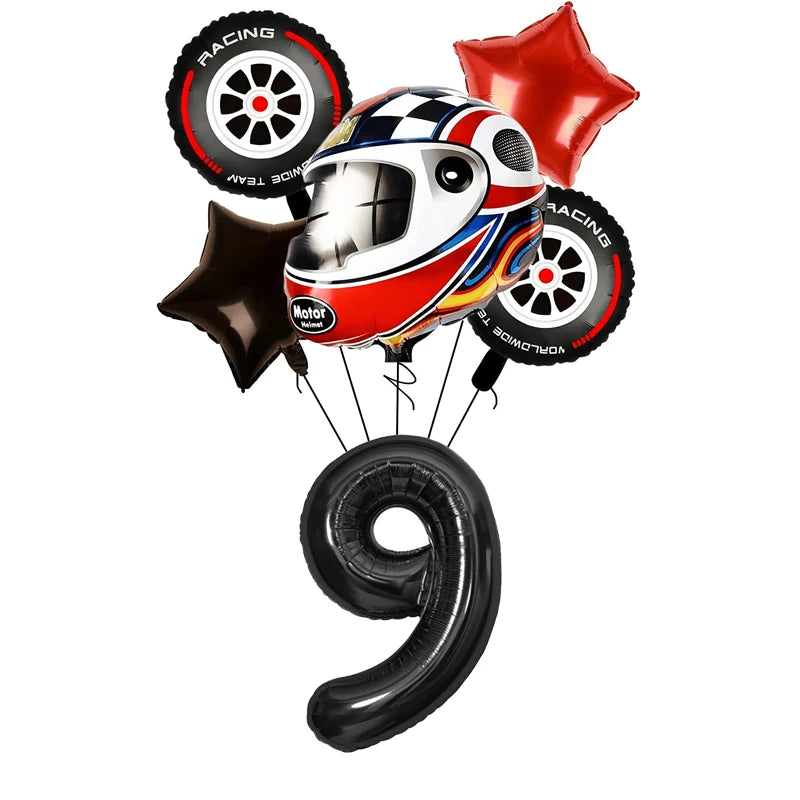 Racing Themed Boy Birthday Party Disposable Tableware Paper Cup Plate Napkin Tablecloth For Kids Baby Shower Decoration Supplies