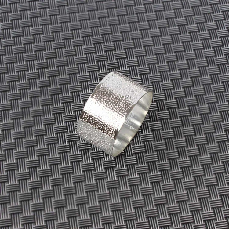Hotel model room golden ring napkin buckle napkin ring Western restaurant metal napkin circle cloth ring