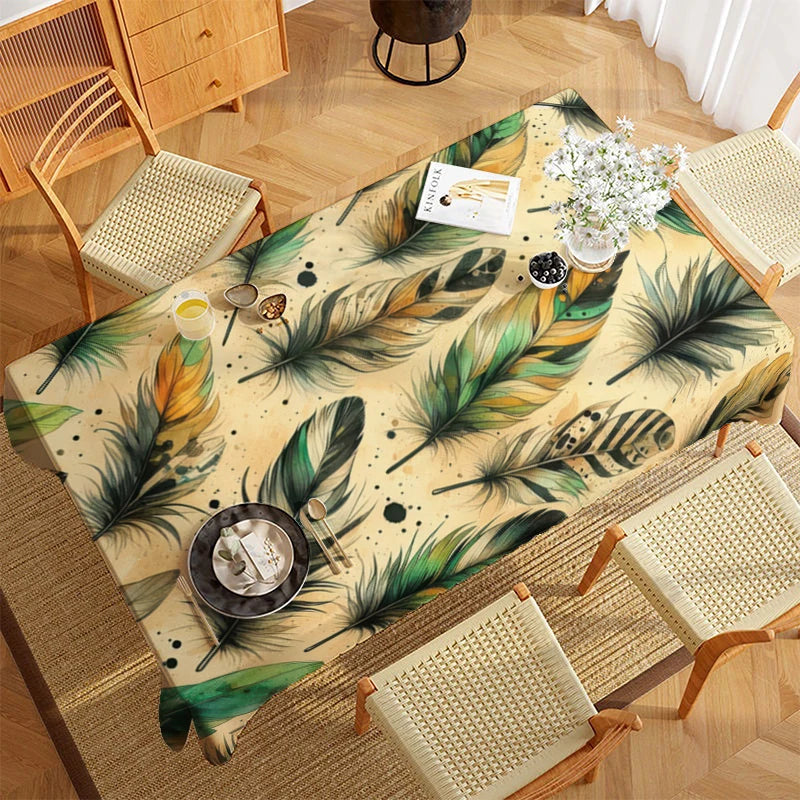 Blueberry Branch Tablecloth Restaurant Kitchen Tablecloth Living Room Home Decoration Rectangular Party Decoration