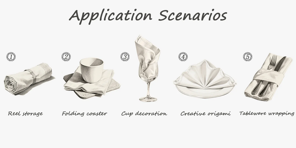 20pcs Santa Claus Holly Wreath Printed Paper Napkins - Pure Wood Pulp, 33x33cm 3-ply, Table Settings Disposable Decoupage Napkin