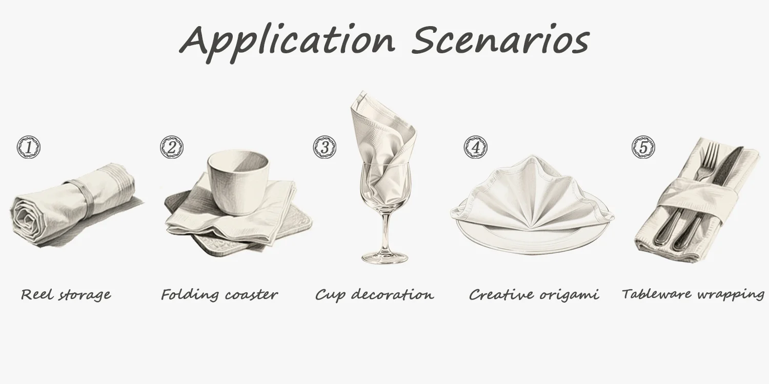 20pcs Santa Claus Holly Wreath Printed Paper Napkins - Pure Wood Pulp, 33x33cm 3-ply, Table Settings Disposable Decoupage Napkin