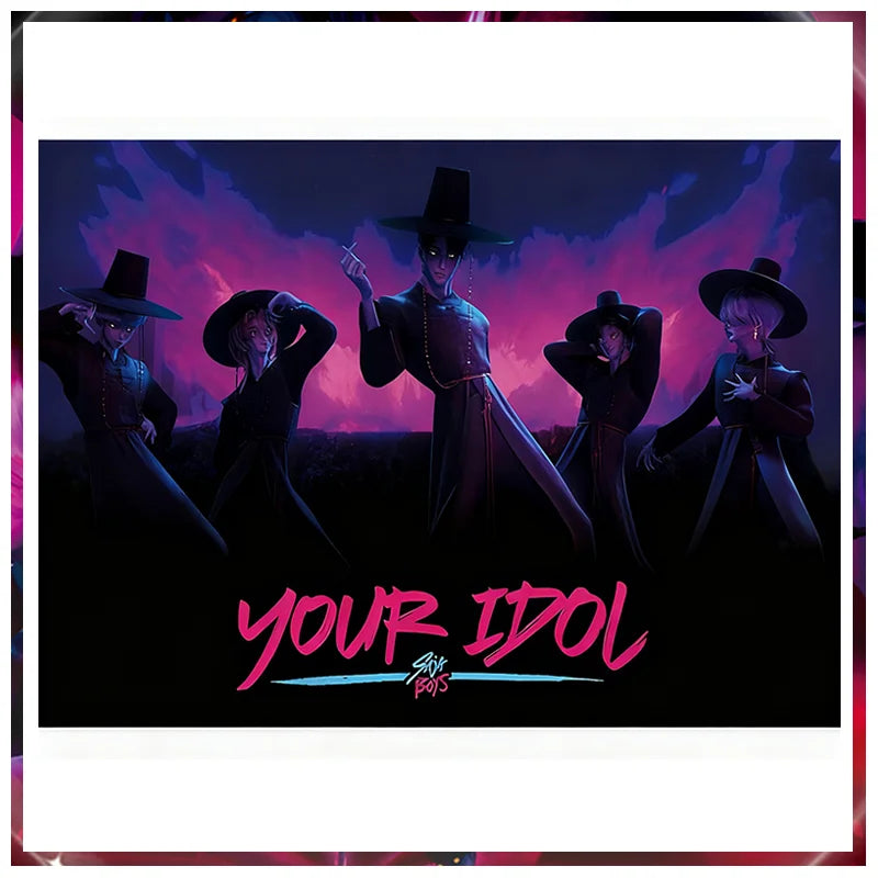 Kpop Demon Hunters Birthday Decorations Saja Boys Purple Napkins Plates Tableware Kpop Demon Hunter Birthday Party Favors Supply