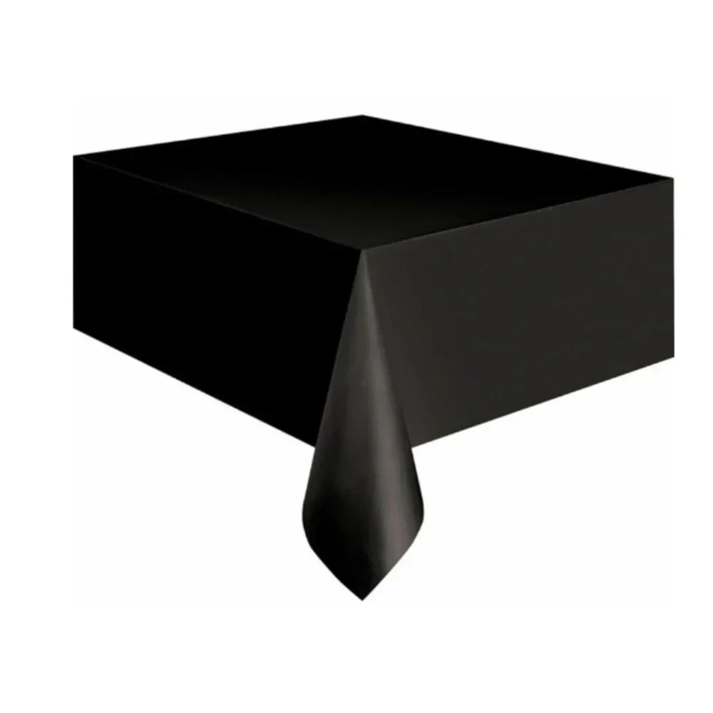 News Solid Color Tablecloth Disposable Party Wedding  Birthday Christmas Table Cover Wipe Covers Rectangle Desk Cloth Decor 2025