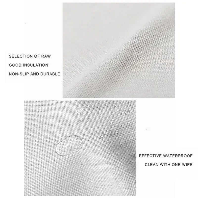 VIKAMA 4-Piece Christmas Pinecone Red Berry Placemats Holiday Table Decor Accessories Family Gathering Party Decor