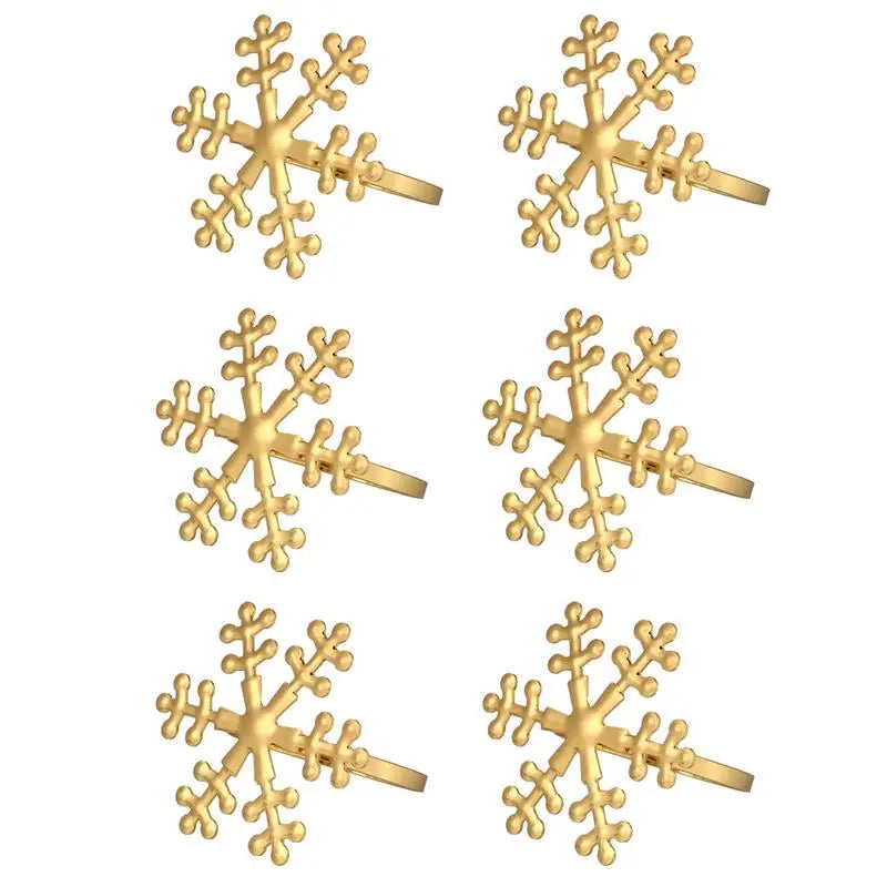 1/6pcs Wedding Napkin Rings Table Decoration Metal Napkin Buckles Holder For Wedding Christmas Birthday Party Supplies Towel Ri
