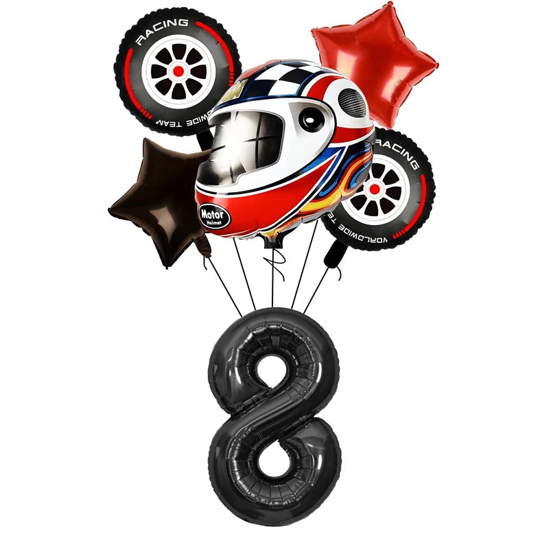 Racing Themed Boy Birthday Party Disposable Tableware Paper Cup Plate Napkin Tablecloth For Kids Baby Shower Decoration Supplies