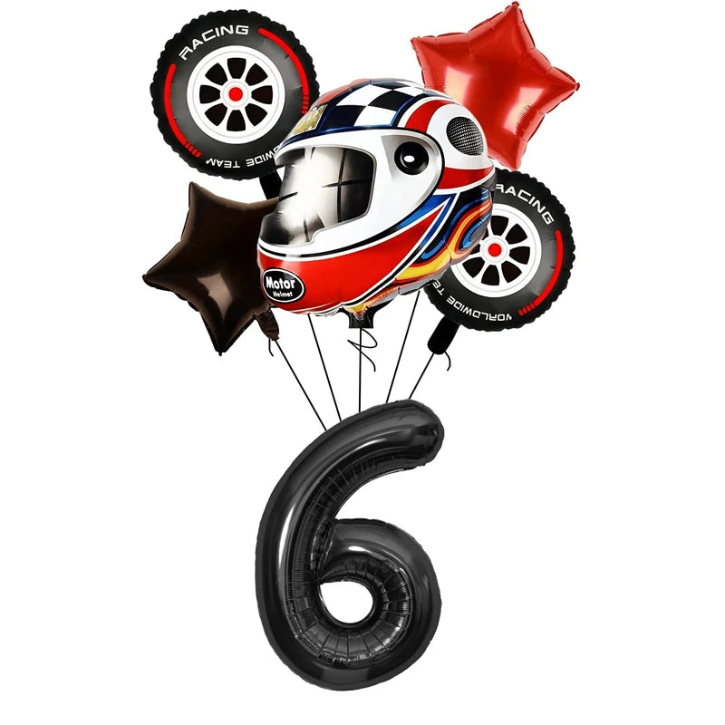 Racing Themed Boy Birthday Party Disposable Tableware Paper Cup Plate Napkin Tablecloth For Kids Baby Shower Decoration Supplies