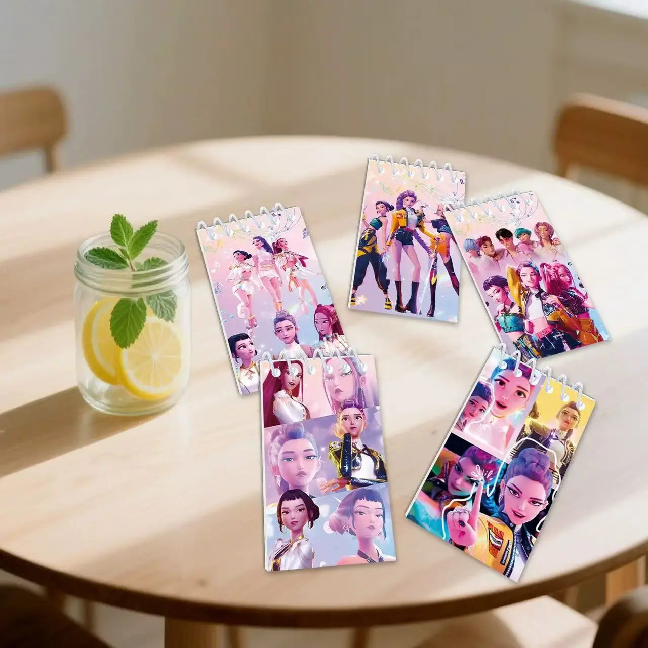 New Anime Demon Hunters Kpop Birthday Decoration Backdrop Ballon Kpop Happy Birthday Theme Plate Cup Napkin Cake Decor For Girl