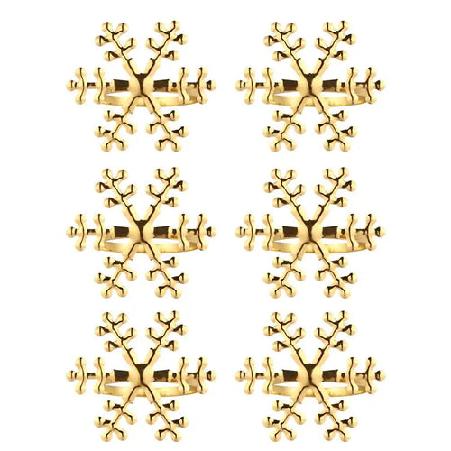 1/6pcs Wedding Napkin Rings Table Decoration Metal Napkin Buckles Holder For Wedding Christmas Birthday Party Supplies Towel Ri