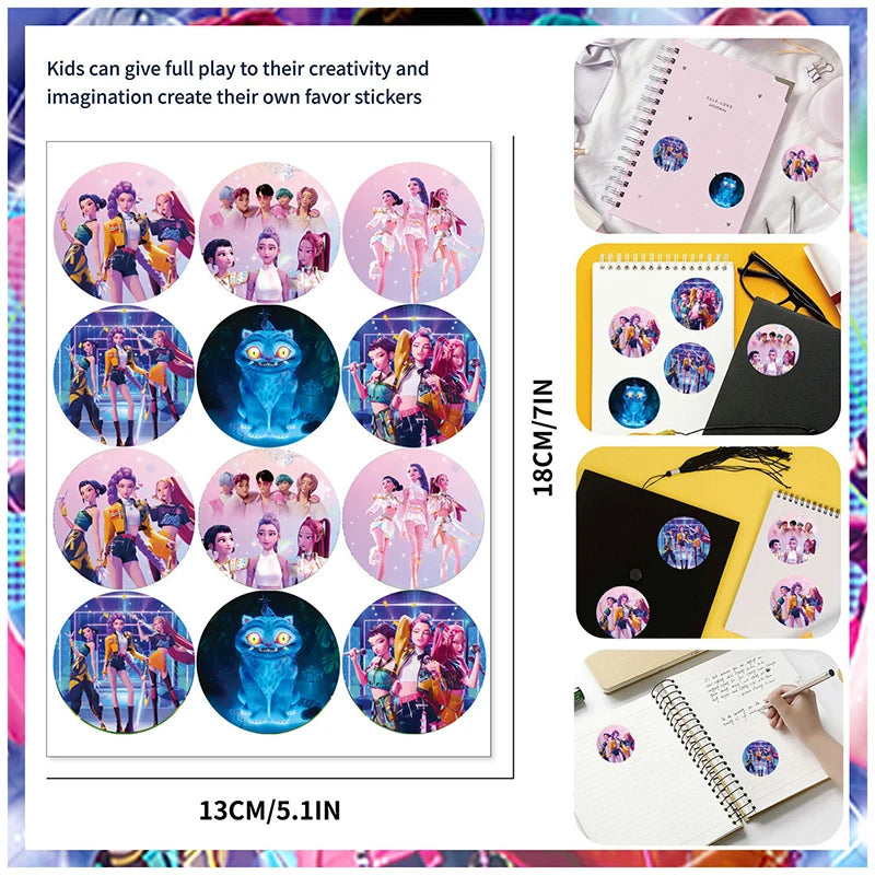 Kpop Demon Hunters Birthday Decorations Saja Boys Purple Napkins Plates Tableware Kpop Demon Hunter Birthday Party Favors Supply