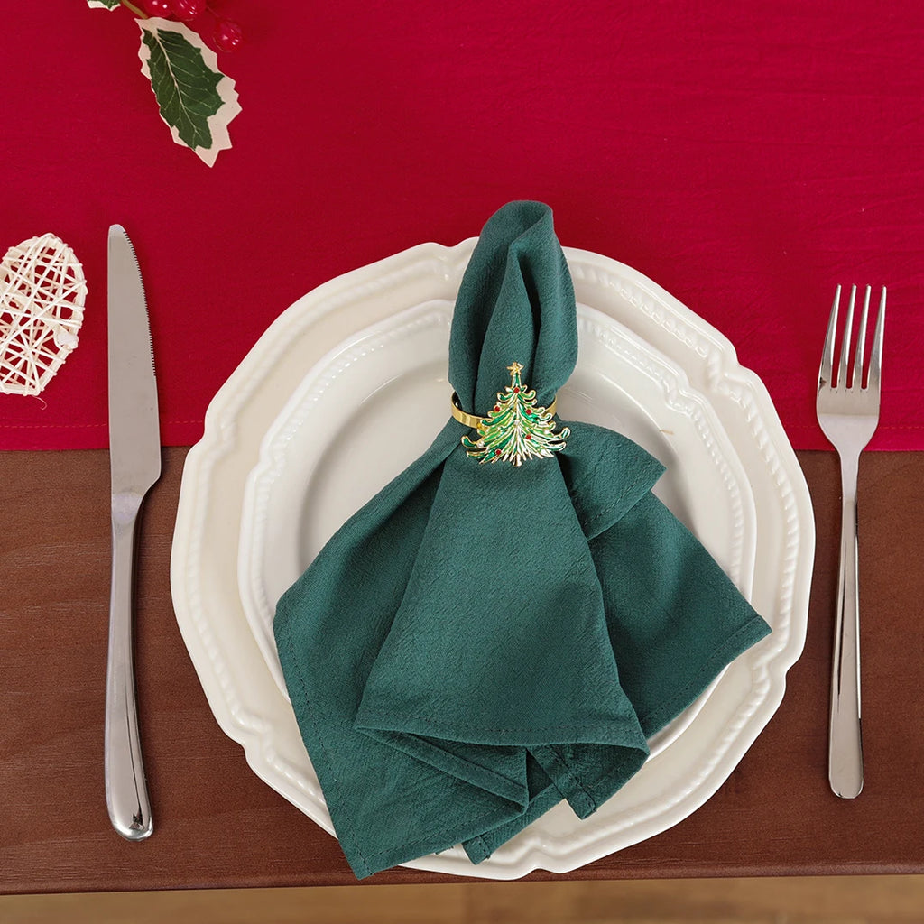 4PCS Cream Napkins 100% Cotton Cloth Napkins Dinner Table Napkins Serviettes Soft Washable Reusable Weddings Parties Restaurant