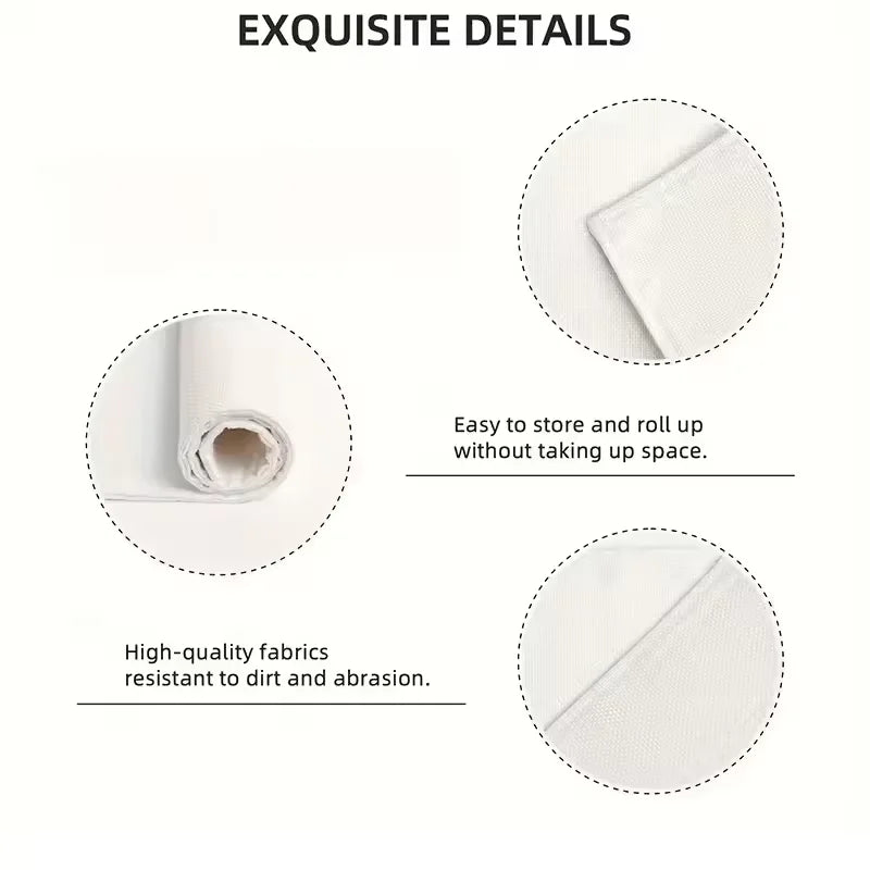 VIKAMA Christmas snowman placemats for festive decoration, waterproof and heat-resistant for restaurants, cafes and picnics