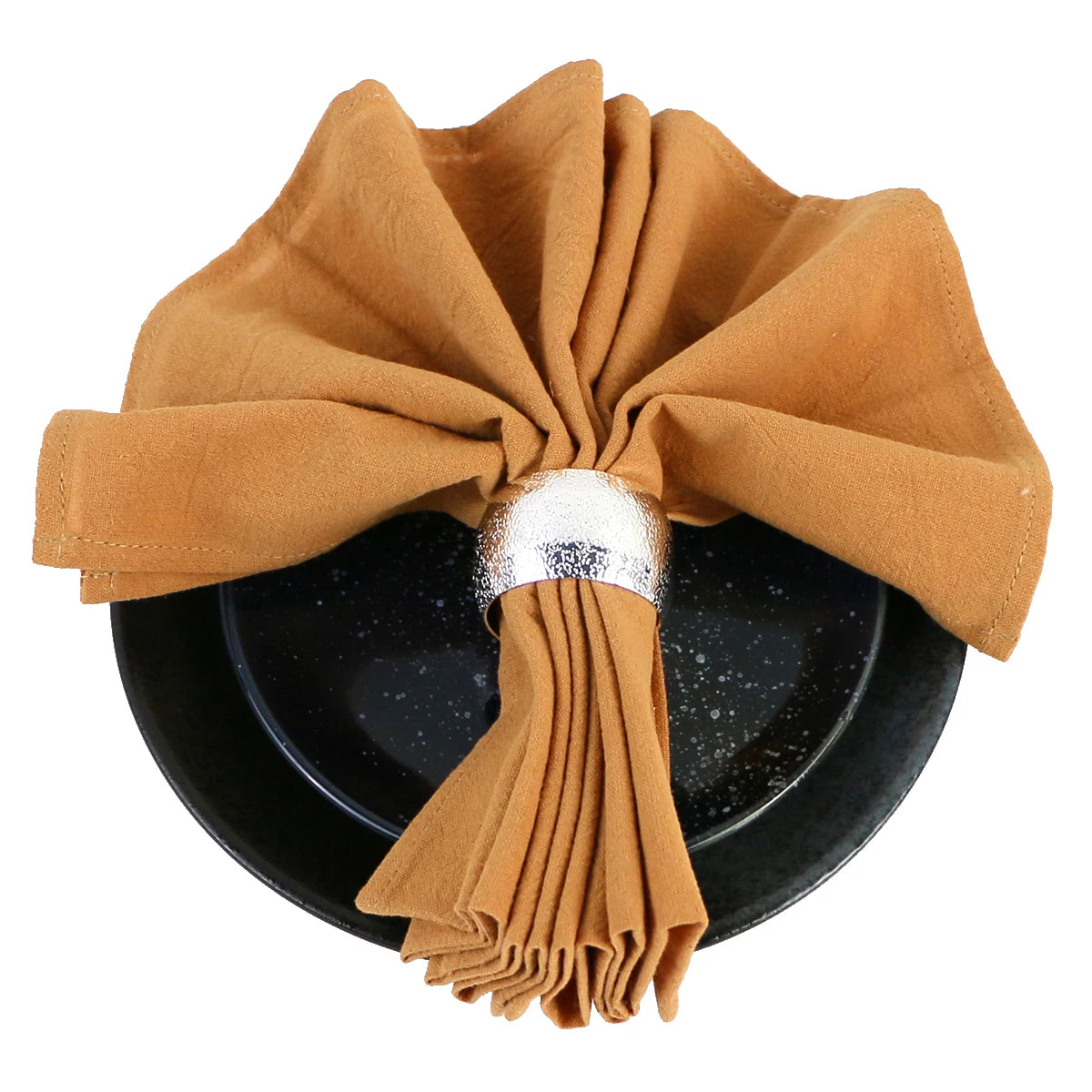 4PCS Cream Napkins 100% Cotton Cloth Napkins Dinner Table Napkins Serviettes Soft Washable Reusable Weddings Parties Restaurant